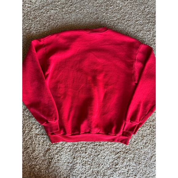 Vintage Taz NFL Kansas City Chiefs USA Made XL Red Crewneck Sweatshirt - Picture 6 of 9